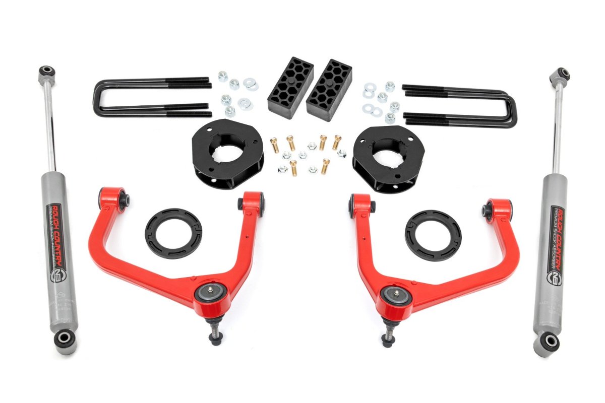 Chevrolet Silverado 1500 Suspension Lift Kit - Rough Country - 3.5 Inch - '19-'24